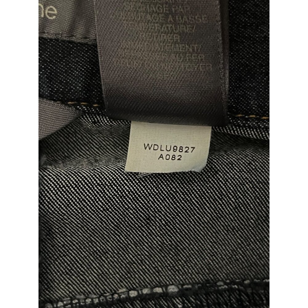 Liz Claiborne Audra 20W Dark Blue Denim Straight Leg Pants Comfortable Quality - Picture 15 of 16